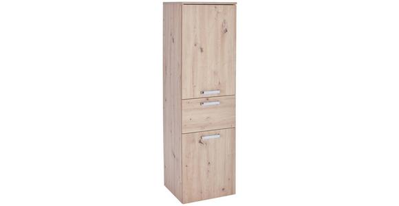 Hochschrank Fresh B: 40 cm, Eiche Artisan - Eiche Artisan, KONVENTIONELL, Holzwerkstoff (40/147/38,5cm) - Ondega