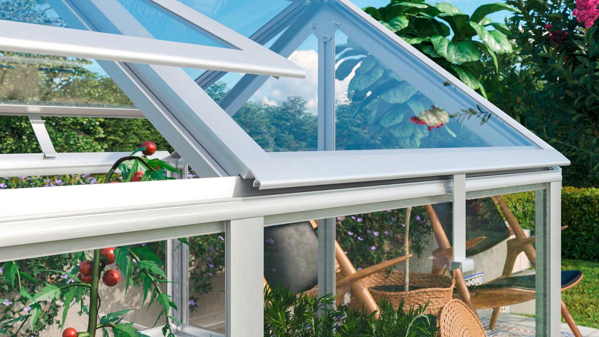 Hochbeetaufsatz Aluminium Gamma 89x38,4x124,3 cm - Schwarz, Basics, Metall (89/38,4/124,3cm)