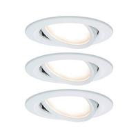 LED-Deckenleuchte Ø 8,4 cm, 1-Flammig, Rund - Alufarben/Weiß, Basics, Metall (8,4cm) - Paulmann