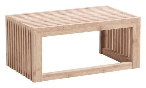 Wandgarderobe Rib Regal - Naturfarben, Design, Holz (45/20/27cm) - MID.YOU