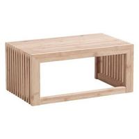 Wandgarderobe Rib Regal - Naturfarben, Design, Holz (45/20/27cm) - MID.YOU