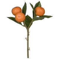 Dekoračná vetvička MANDARINENZWEIG I -PAZ- - oranžová/hnedá, Konventionell, plast (25cm) - Mömax