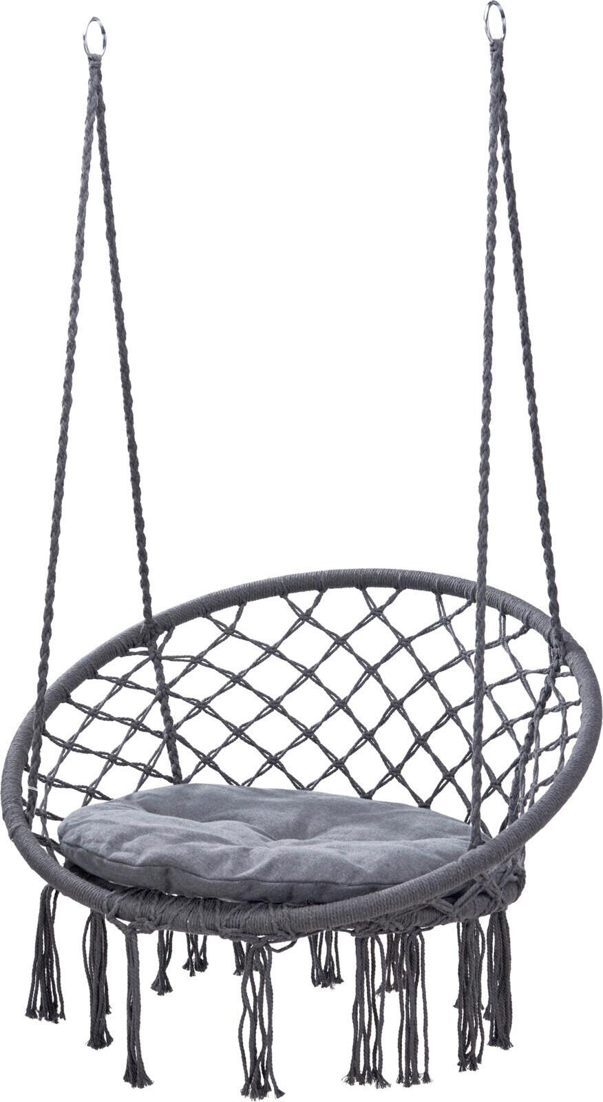 Hängesessel X33000060 - Anthrazit, Basics, Textil (80/60/108cm)