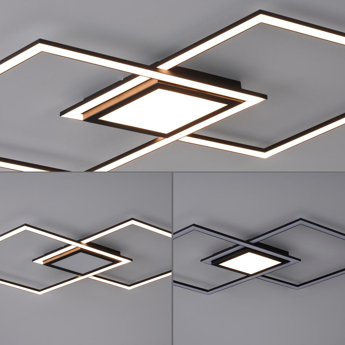LED-Deckenleuchte Asmin L: 106 cm Achteckig - Basics, Kunststoff/Metall (106/37/5,2cm)