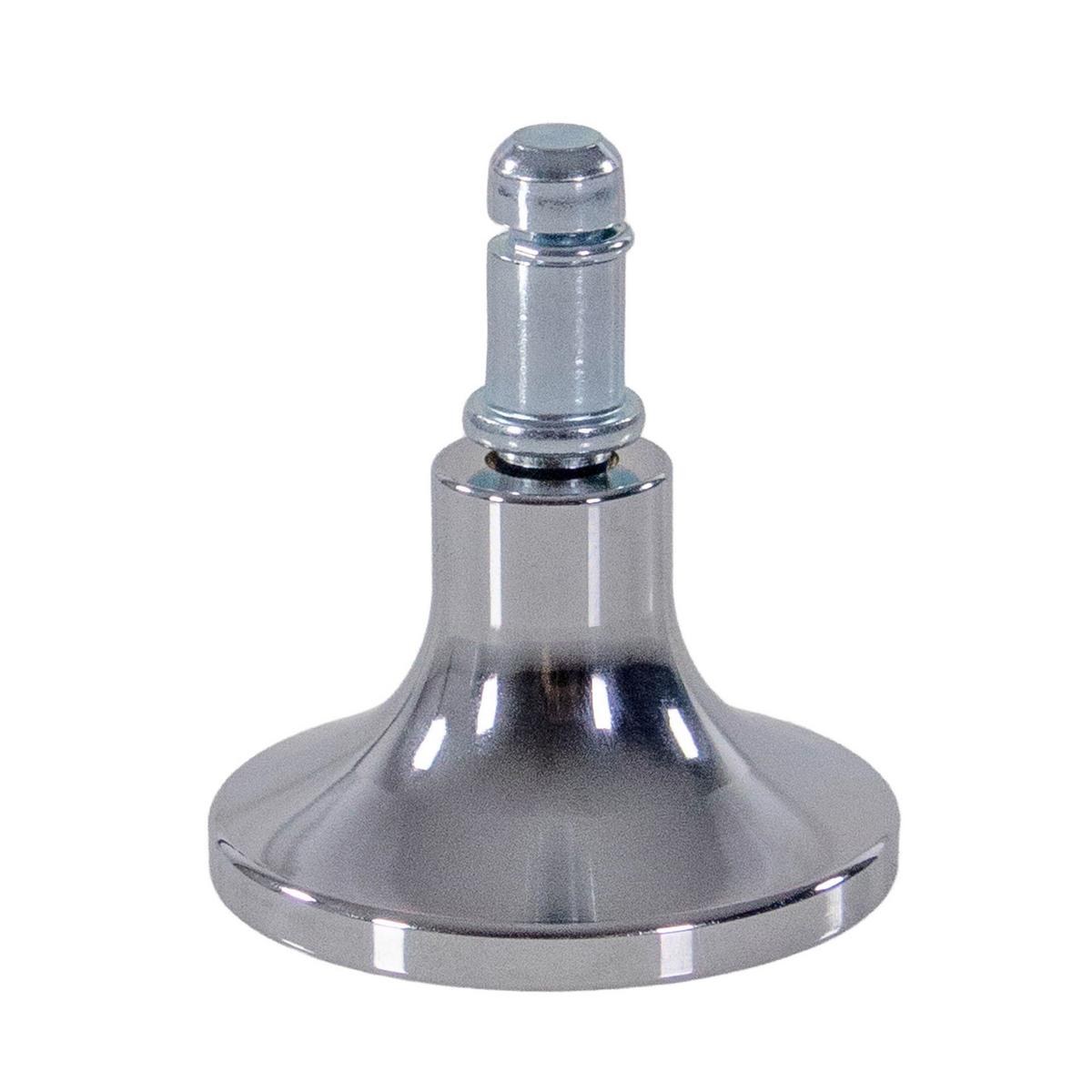 BÜROSTUHLGLEITER Stand Silberfarben B: 6,5cm - Silberfarben, MODERN, Metall (6,5/6/6,5cm) - MID.YOU