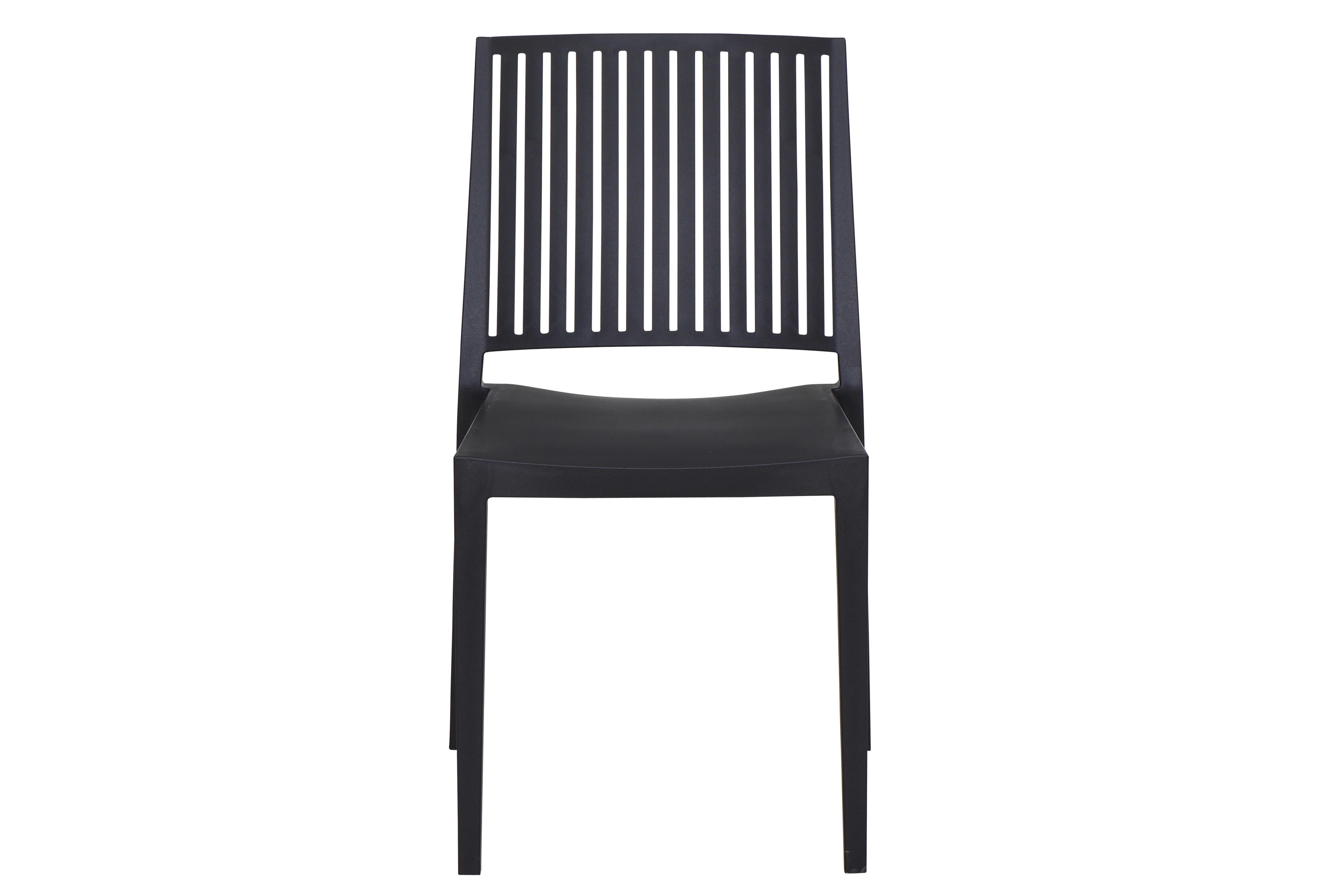 Stapelstuhl T20076 - Anthrazit, Basics, Kunststoff (57/80/56cm) - Siena Garden