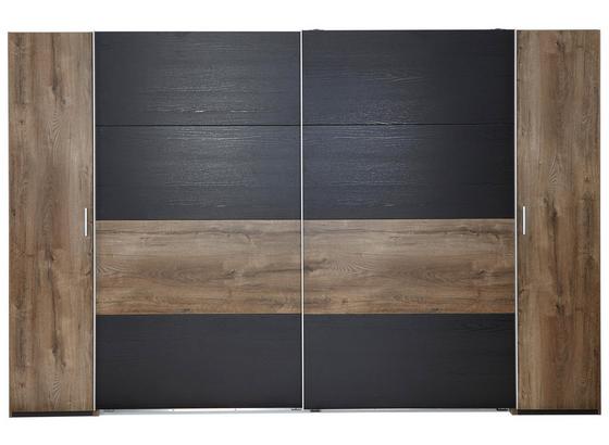 Skříň S Posuvnými Dveřmi Virgo - barvy dubu/černá, Moderní, dřevo/dřevěný materiál (315/210/65cm) Skříň S Posuvnými Dveřmi Virgo - barvy dubu/černá, Moderní, dřevo/dřevěný materiál (315/210/65cm)