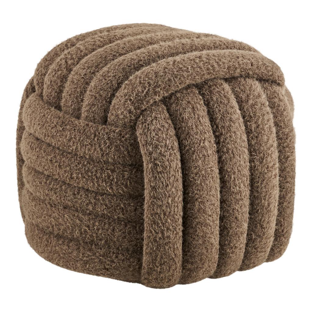 POUF Napier, Braun B: 48 cm