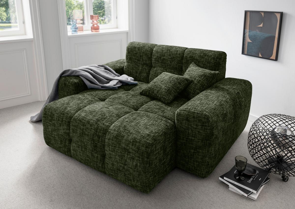 XXL-Sessel Bosco, Dunkelgrün B: 181 cm - Waldgrün, MODERN, Textil (181/87/155cm) - Livetastic