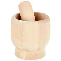 Mörser aus Holz Silke 2er-Set Inhalt 500 ml - Birkefarben, KONVENTIONELL, Holz (10cm) - James Wood