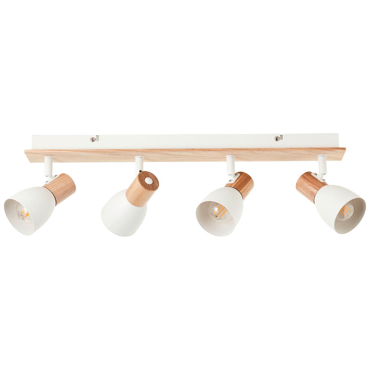 Strahler 99867/75 Daintree - Naturfarben/Weiß, Basics, Holz/Metall (52/7cm) - Brilliant