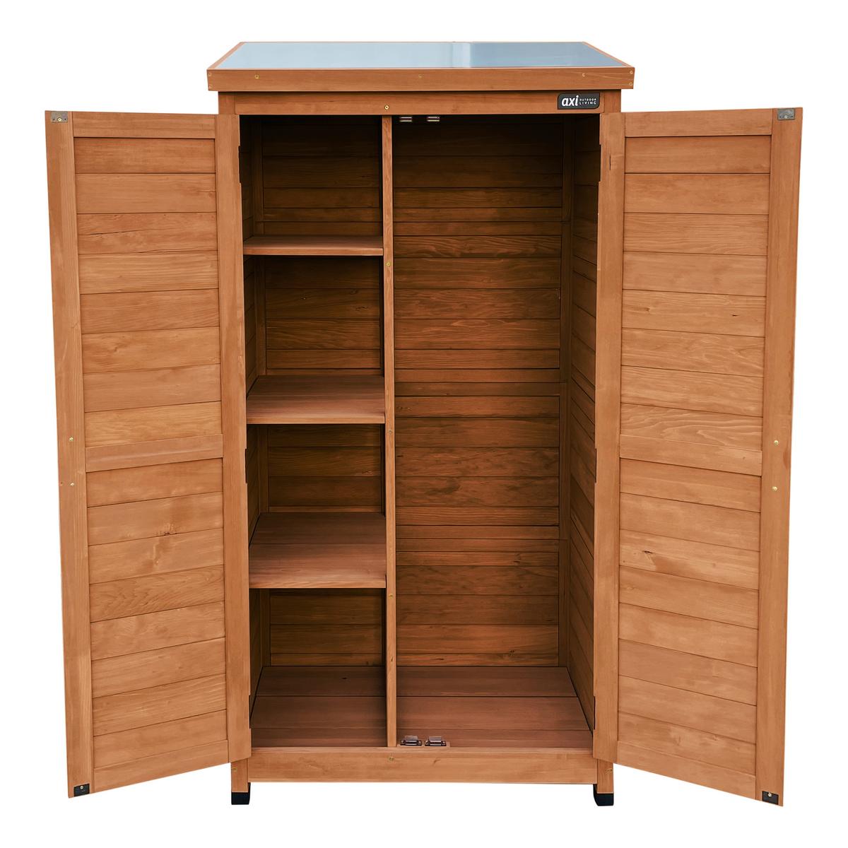 Geräteschrank L:52 B:85 H:174 - Braun, MODERN, Holz (52/85/174cm)