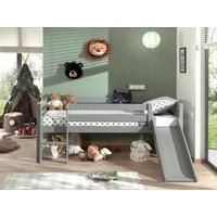 Spielbett Grau Lackiert 90x200 Cm - Grau, MODERN, Holz/Holzwerkstoff (90/200cm) - MID.YOU