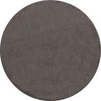 Hochflor Teppich Hellbraun Ata Rund Ø 120 Cm - Hellbraun, Design, Textil (120cm) - Novel