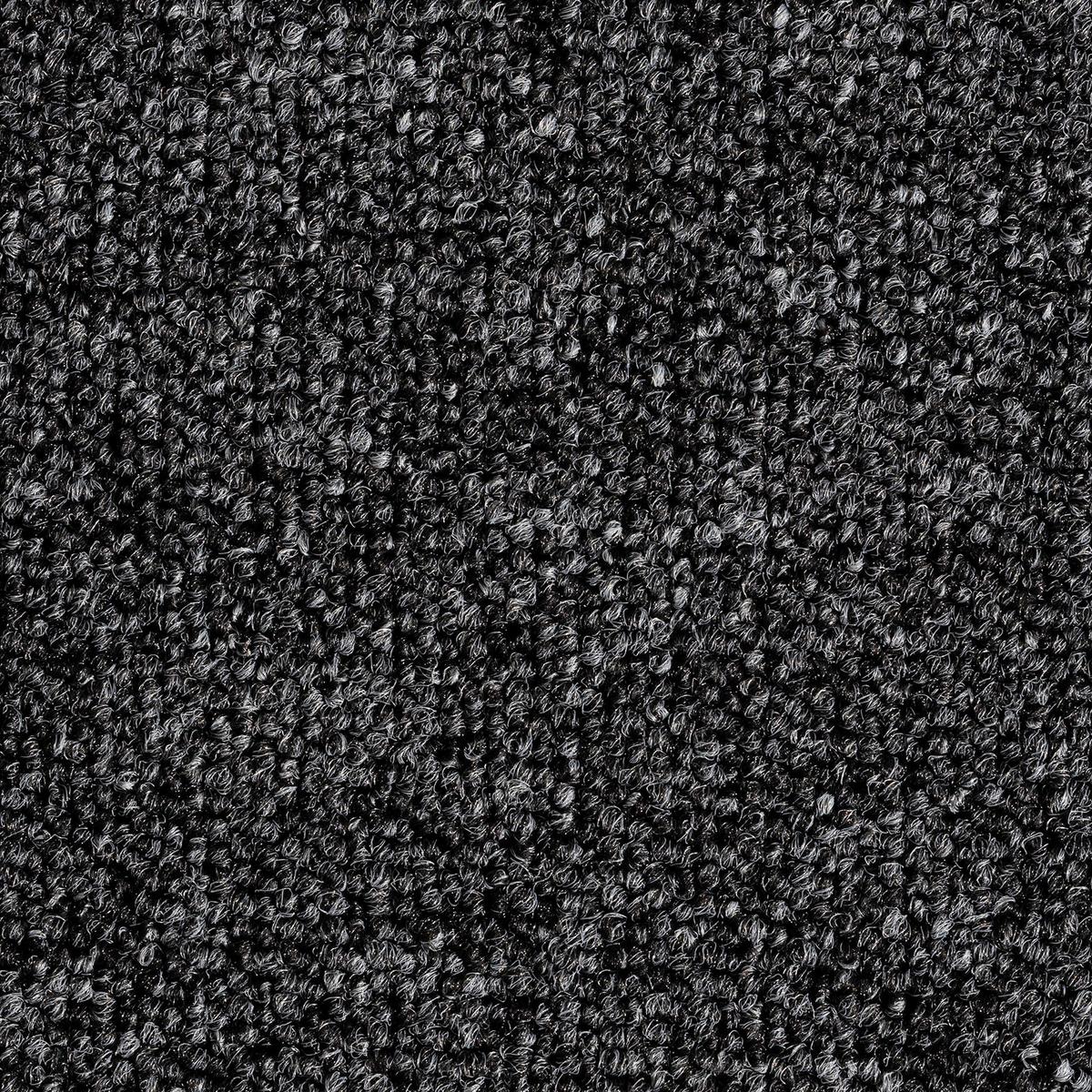 Teppichfliese Dunkelgrau Sparkle 50x50cm Florhöhe 3,5mm - Dunkelgrau, Basics, Textil (50/50cm)