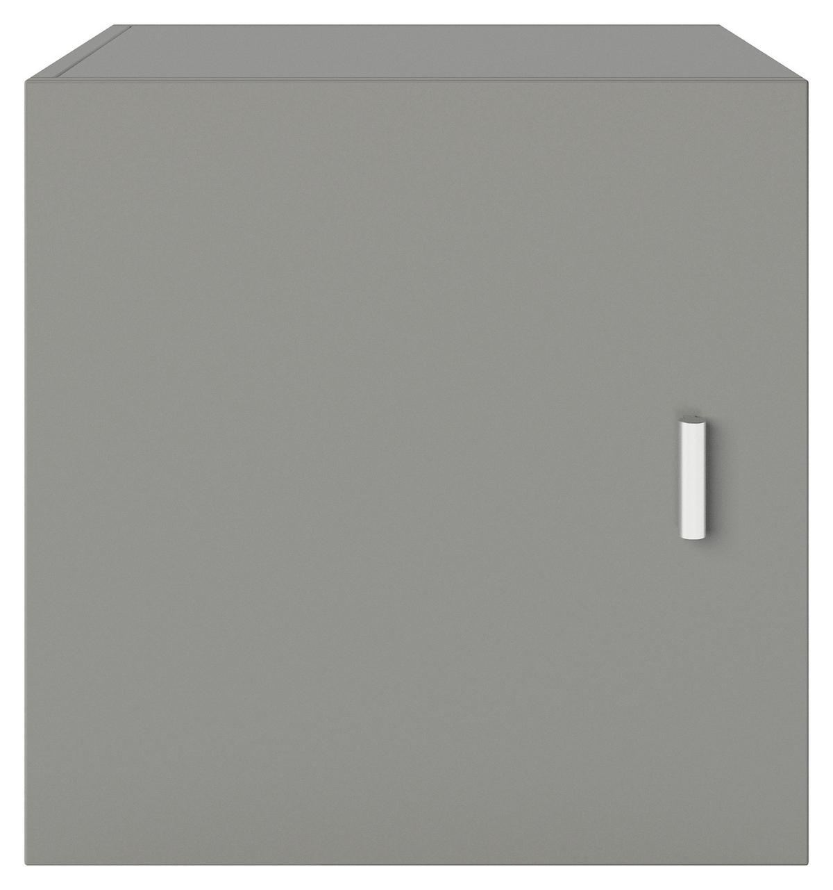 Container Fortuna - Grau, Basics, Holzwerkstoff (34/34/33,4cm) - MID.YOU
