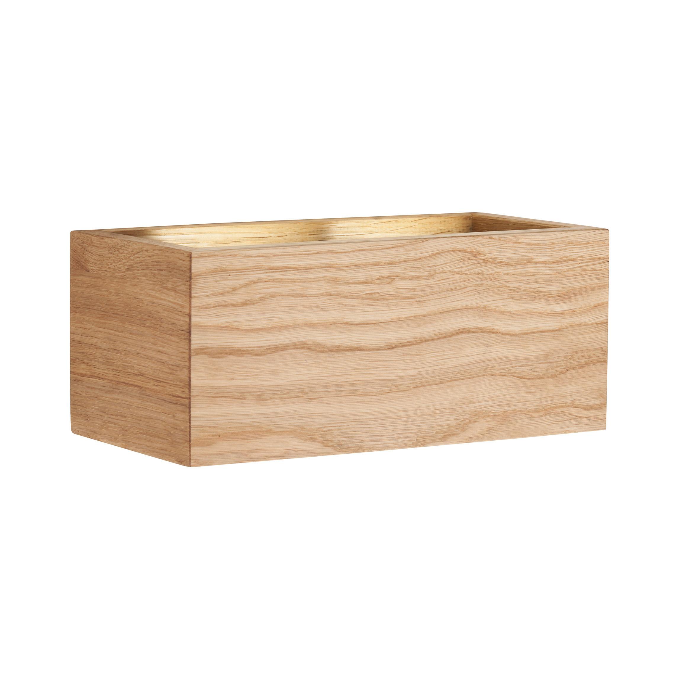 LED-Wandleuchte 30544 Shine-Wood - Schwarz, Natur, Holz/Metall (23/23/10cm) - Fischer & Honsel
