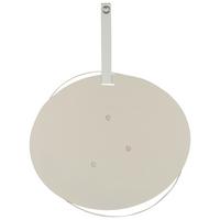 Magnetická tabuľa LEAN - béžová, kov/textil (50/46/0,5cm) - Mömax