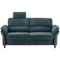 3-Sitzer-Sofa Cavoli, Blau L B: 192 cm - Blau/Schwarz, MODERN, Textil (192/90/89cm) - Livetastic