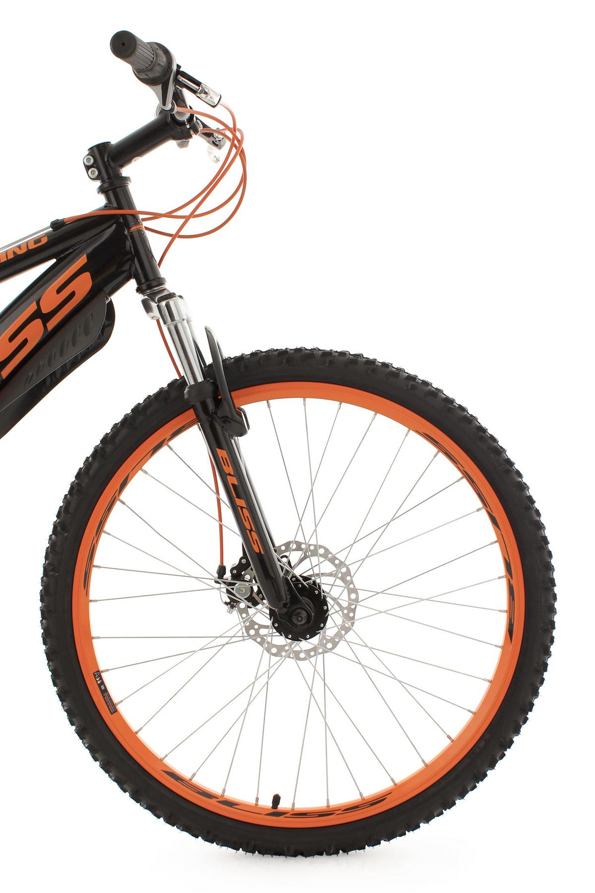 Mountainbike Fully 26 Zoll Bliss 21 Gänge - Schwarz/Orange, Basics, Metall - KS Cycling