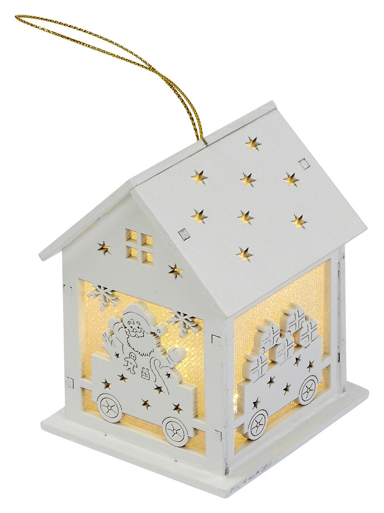 Led- Dekorvilágítás Dafinya - Natúr/Bézs, romantikus/Landhaus, Műanyag/Fa (7/7/9,5cm) - James Wood