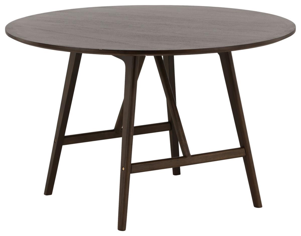 Esstisch Kaseidon - Dunkelbraun, Design, Holz/Holzwerkstoff (100/100/75cm) - Livetastic