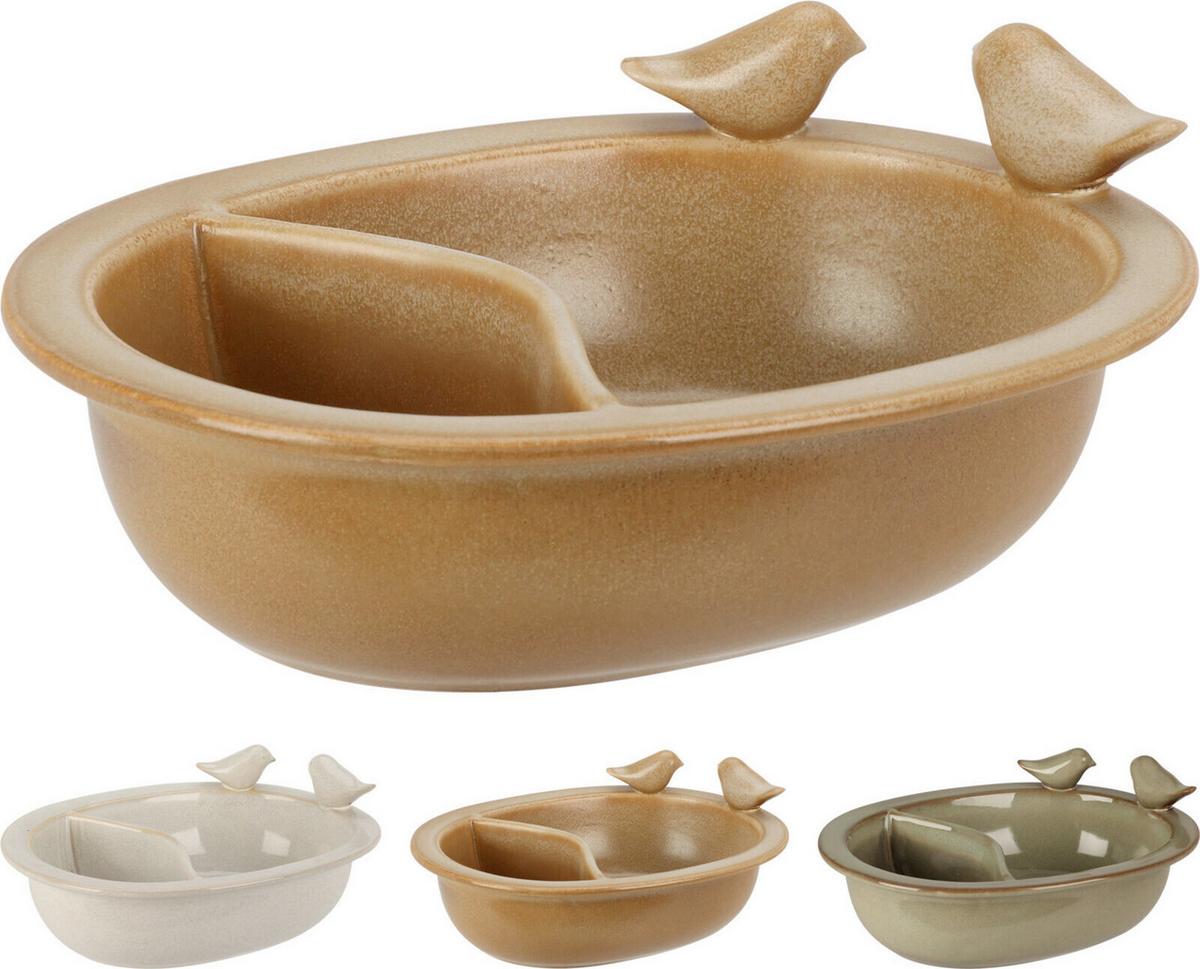 Madárfürdő 795211080 - világoszöld/alabástromfehér, Basics, kerámia