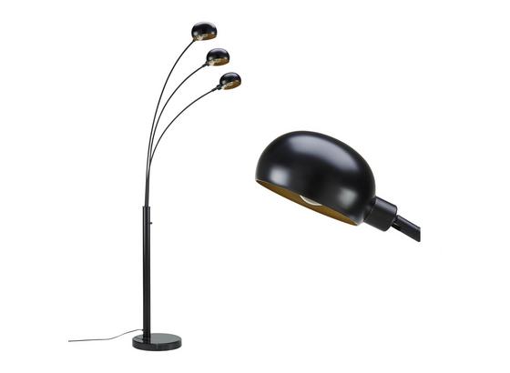 Stojacia Lampa Dorian V: 210cm, 25 Watt - čierna, Štýlový, kov (110/210cm) - Premium Living Stojacia Lampa Dorian V: 210cm, 25 Watt - čierna, Štýlový, kov (110/210cm) - Premium Living