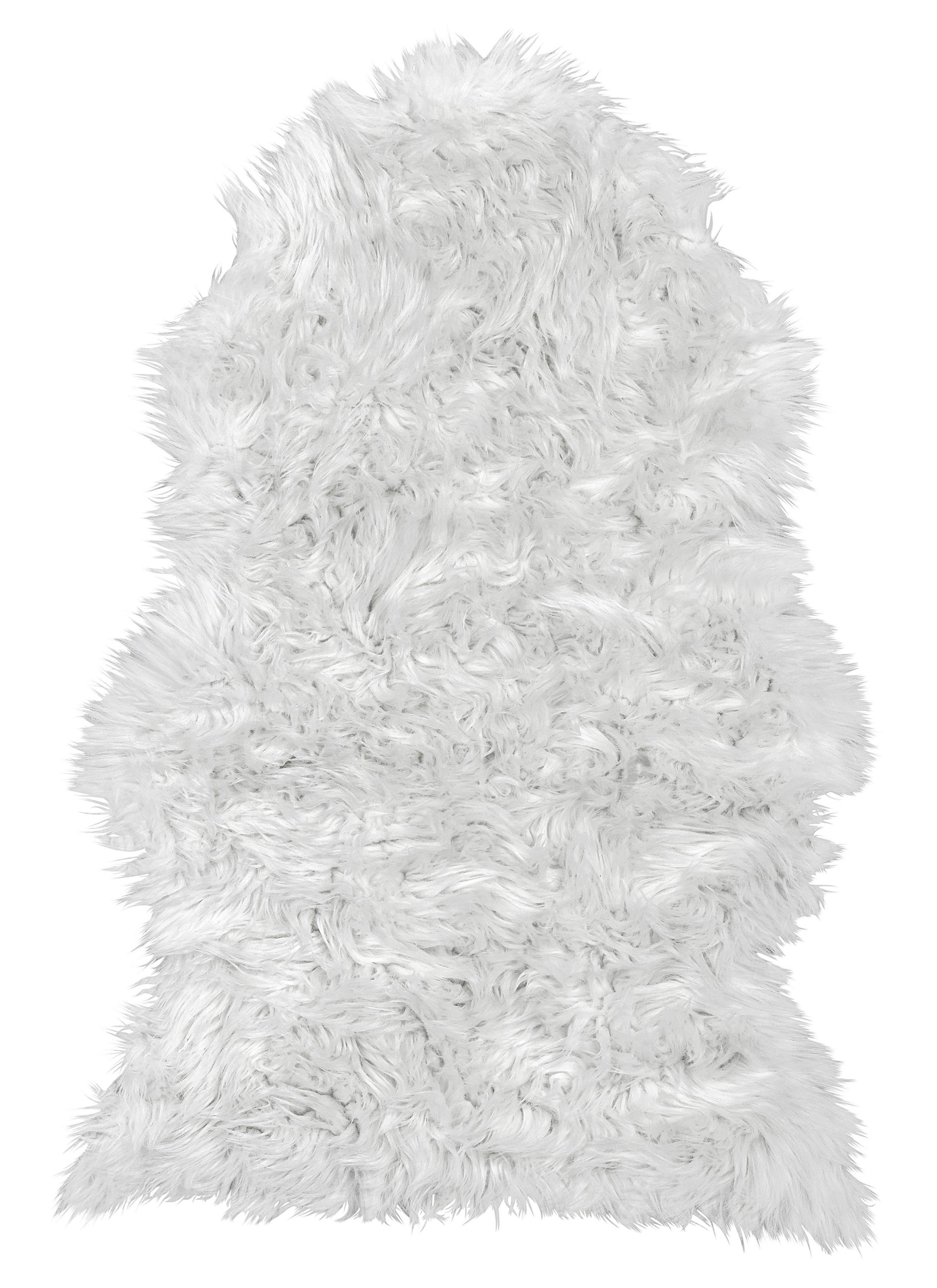Umelá Kožušina Melissa -Cenový Trhák, 60/90cm - biela, Romantický / Vidiecky, plast (60/90cm) - Based