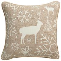 Díszpárna Göteborg Kb. 45/45cm - bézs, Romantik / Landhaus, textil (45/45cm) - James Wood
