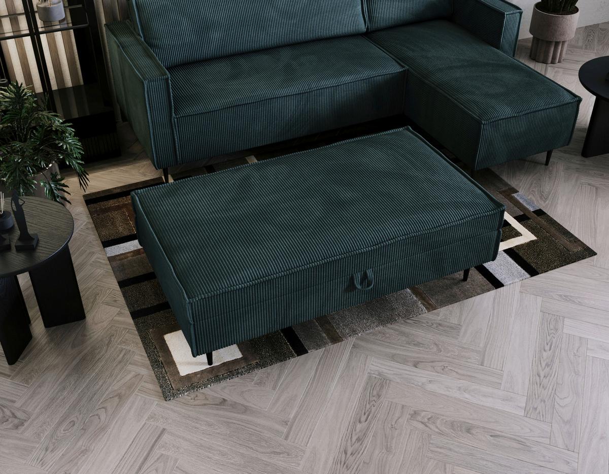 Ranger Petrol B: 135 cm - Petrol/Schwarz, Design, Textil (135/45/75cm) - Livetastic