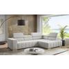 Ecksofa Elias Neu Beige S: 307x201 cm - Beige/Naturfarben, Design, Textil (307/201cm) - Livetastic
