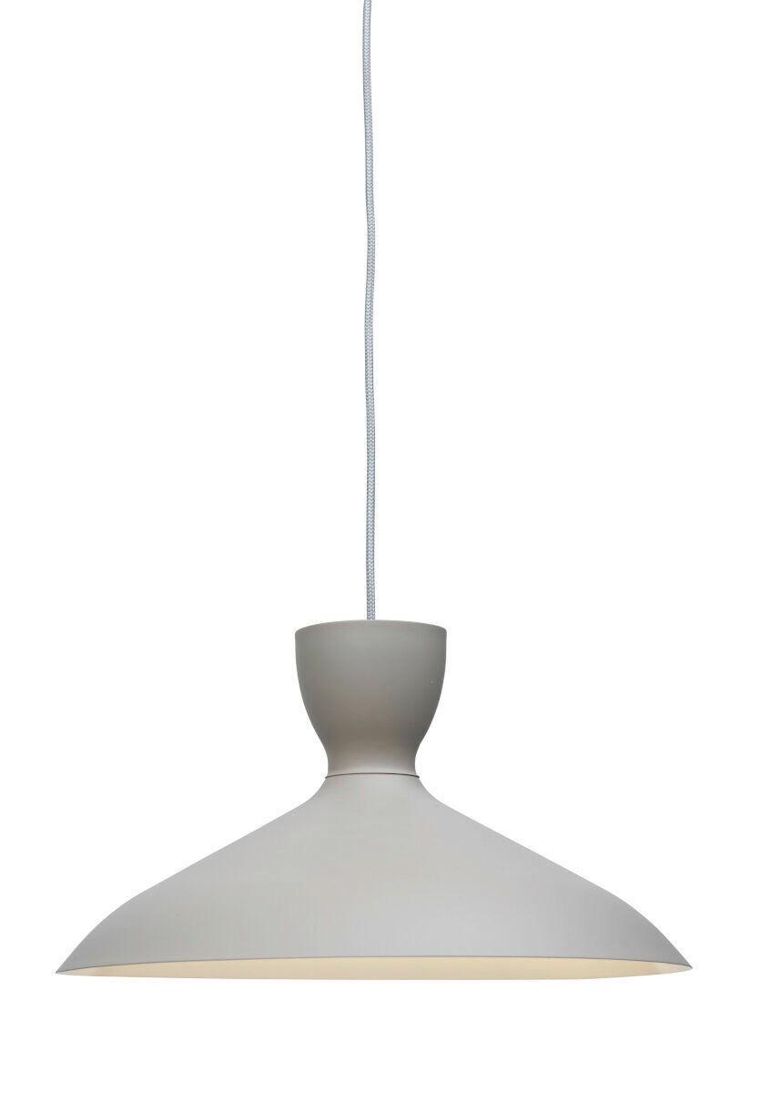 Hängeleuchte Hanover/h40/lg - Hellgrau, Trend, Metall (40/22cm) - It's about Romi