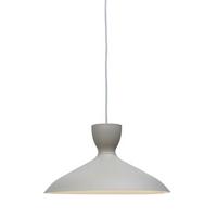 Hängeleuchte Hanover/H40/Lg - Hellgrau, Trend, Metall (40/22cm) - It's about Romi