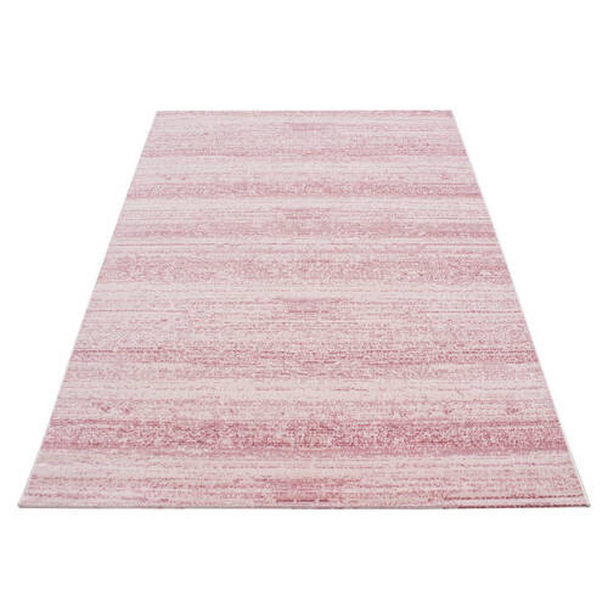 Webteppich Plus - Pink, Basics, Textil (140/200cm) - Novel