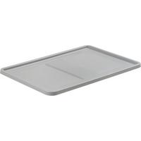 Boxdeckel Roberta Kunststoff 40x60 cm Hellgrau - Hellgrau, KONVENTIONELL, Kunststoff (40/60cm)