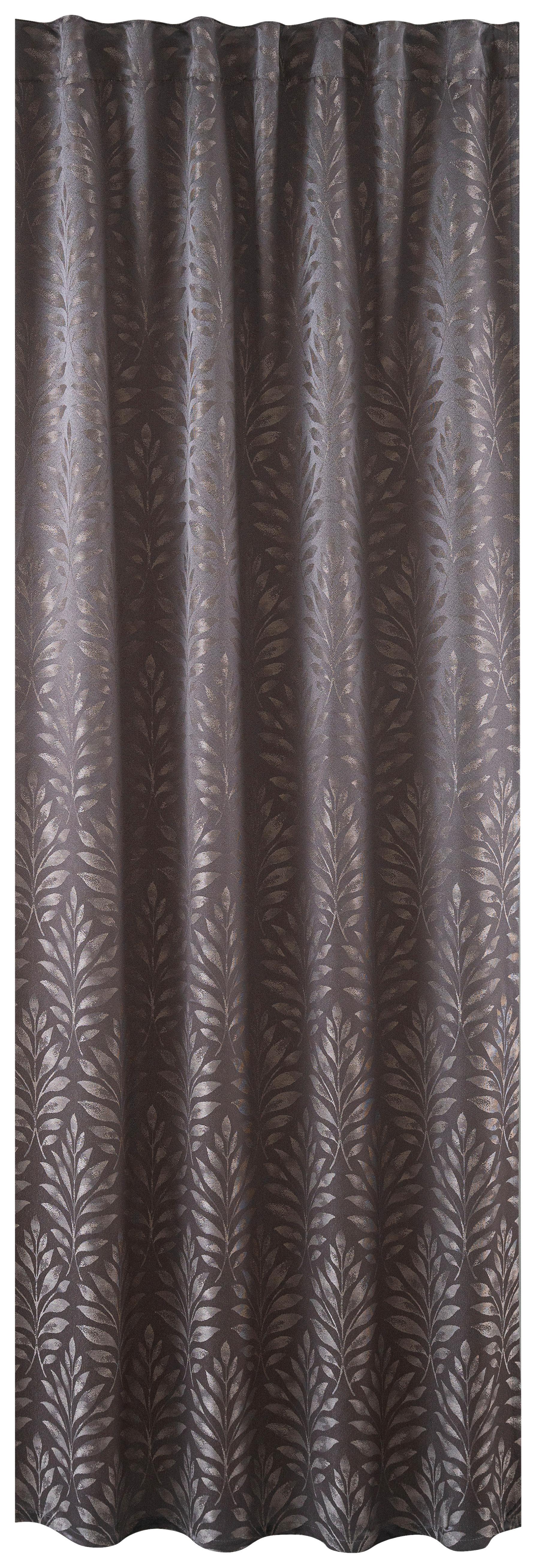 Fertigvorhang Elleen - Grau, ROMANTIK / LANDHAUS, Textil (135/245cm) - James Wood