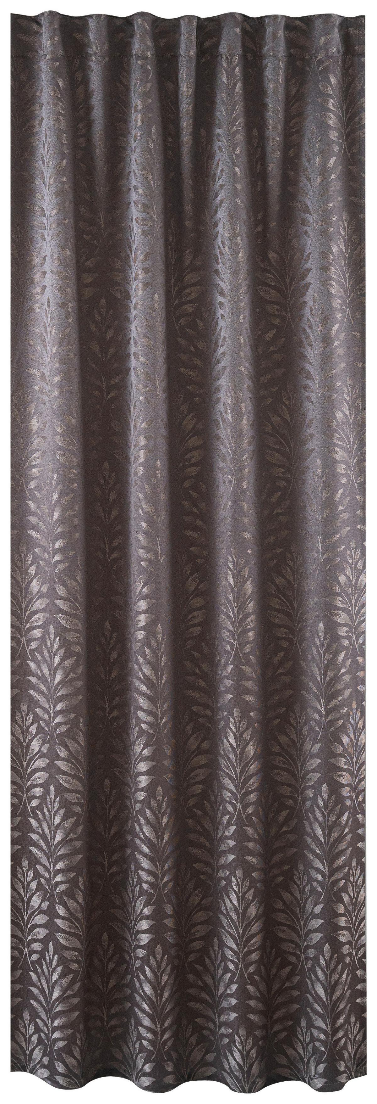 Fertigvorhang Elleen - Grau, ROMANTIK / LANDHAUS, Textil (135/245cm) - James Wood