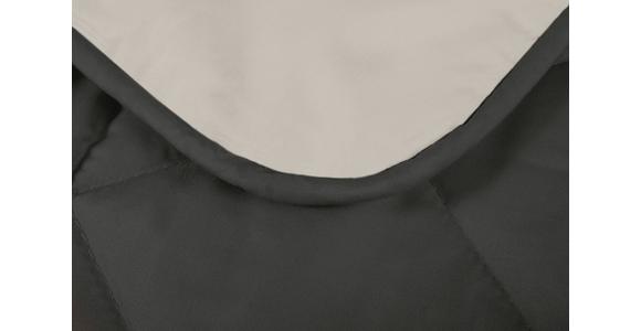 Steppdecke Annika Leicht 140x200 Cm - Taupe/Grau, MODERN, Textil (140/200cm) - Luca Bessoni