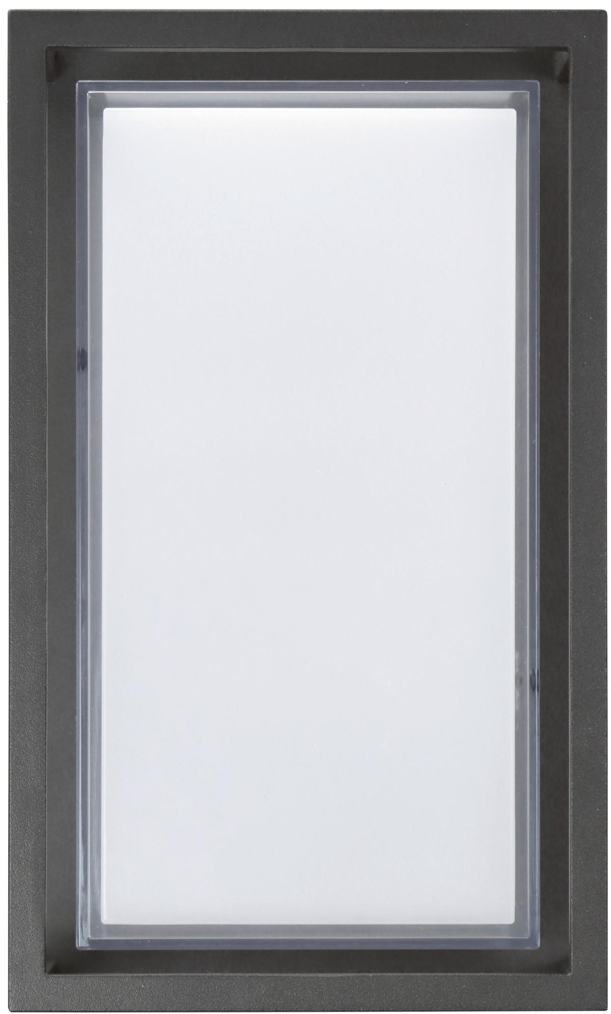 AUSSENWANDLEUCHTE 2528000441696 MERGA - Anthrazit, KONVENTIONELL, Metall (24/14,5/10cm)