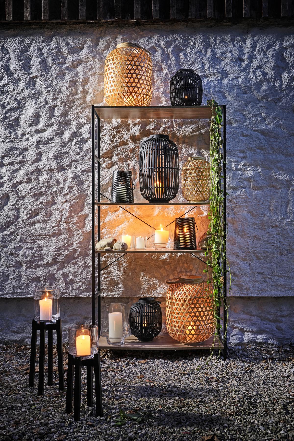STOJAN NA SVÍČKU LOU - čiré, Trend, sklo (18/22cm) - Modern Living