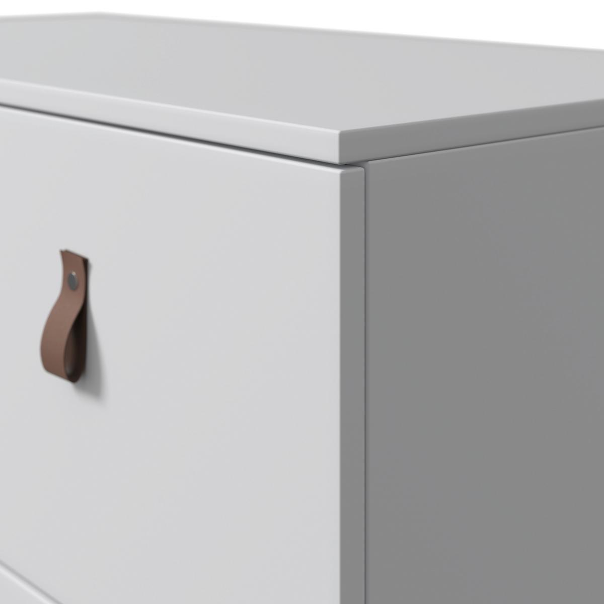 Komoda MICK - hnedá/čierna, Modern, kompozitné drevo/plast (80/79/40cm) - Modern Living
