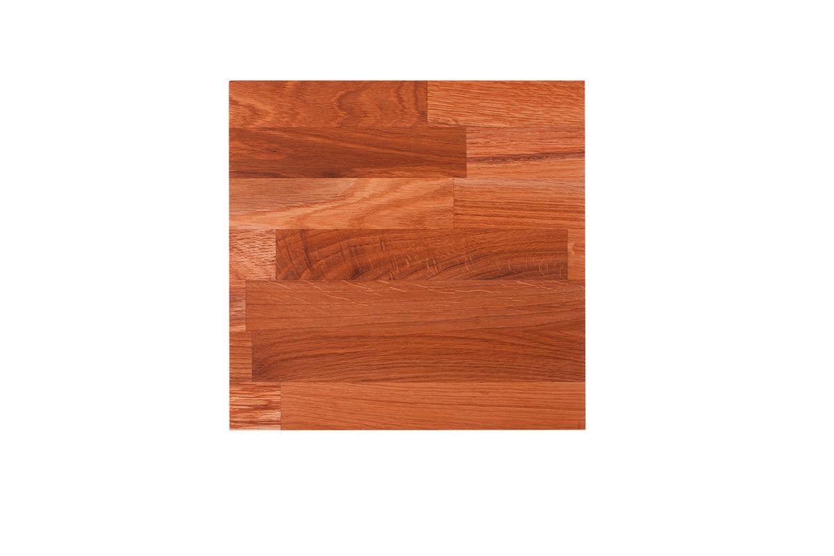Gartenhocker Echtholz Eichefarben Geölt - Eichefarben, Basics, Holz (30/40/30cm) - Gardenson