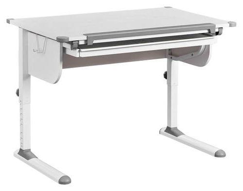 Höhenverstellbarer Jugendschreibtisch in Weiß
