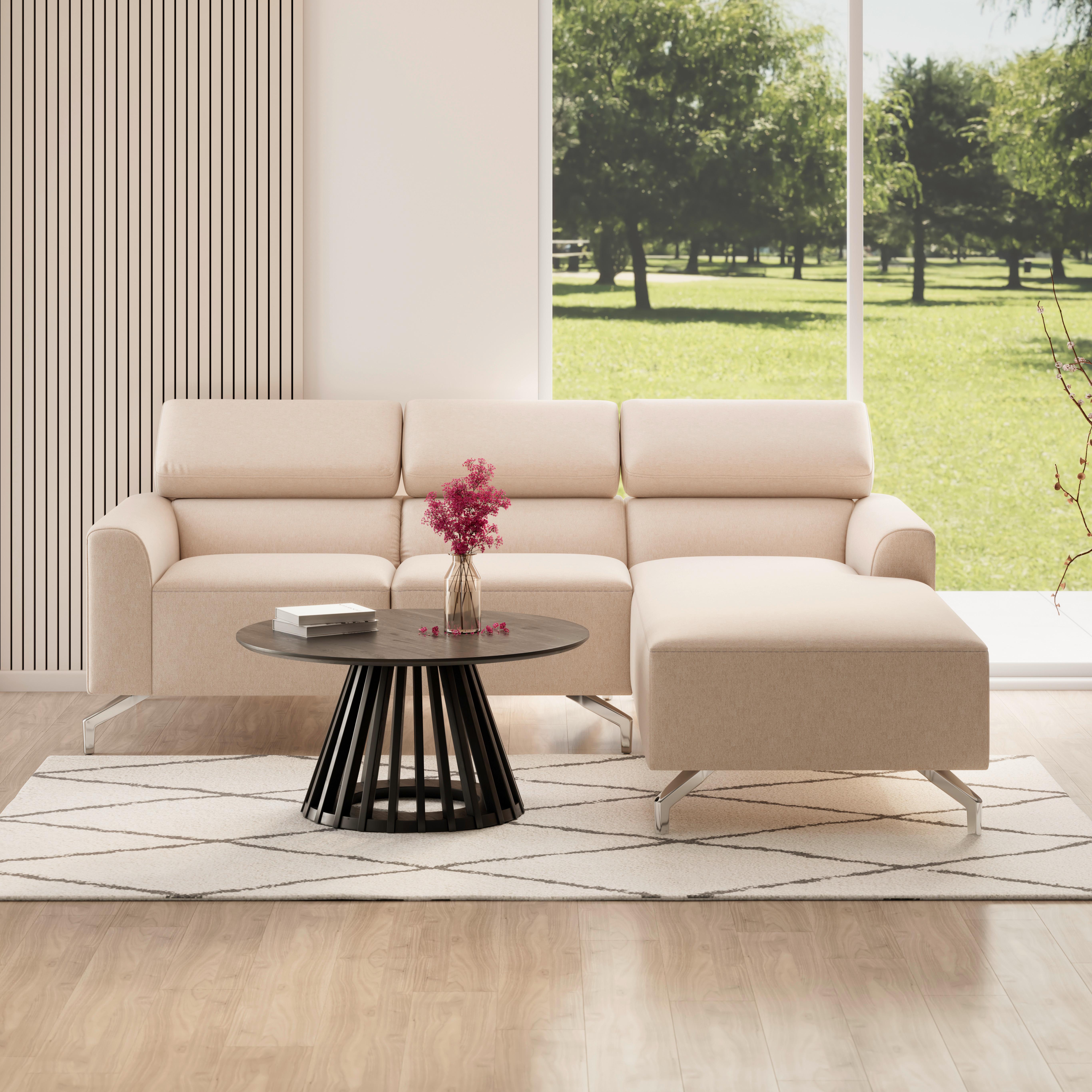 Konferenční stolek ENNIO černá - černá, Moderní, dřevo/kompozitní dřevo (80/40/80cm) - Bessagi Home