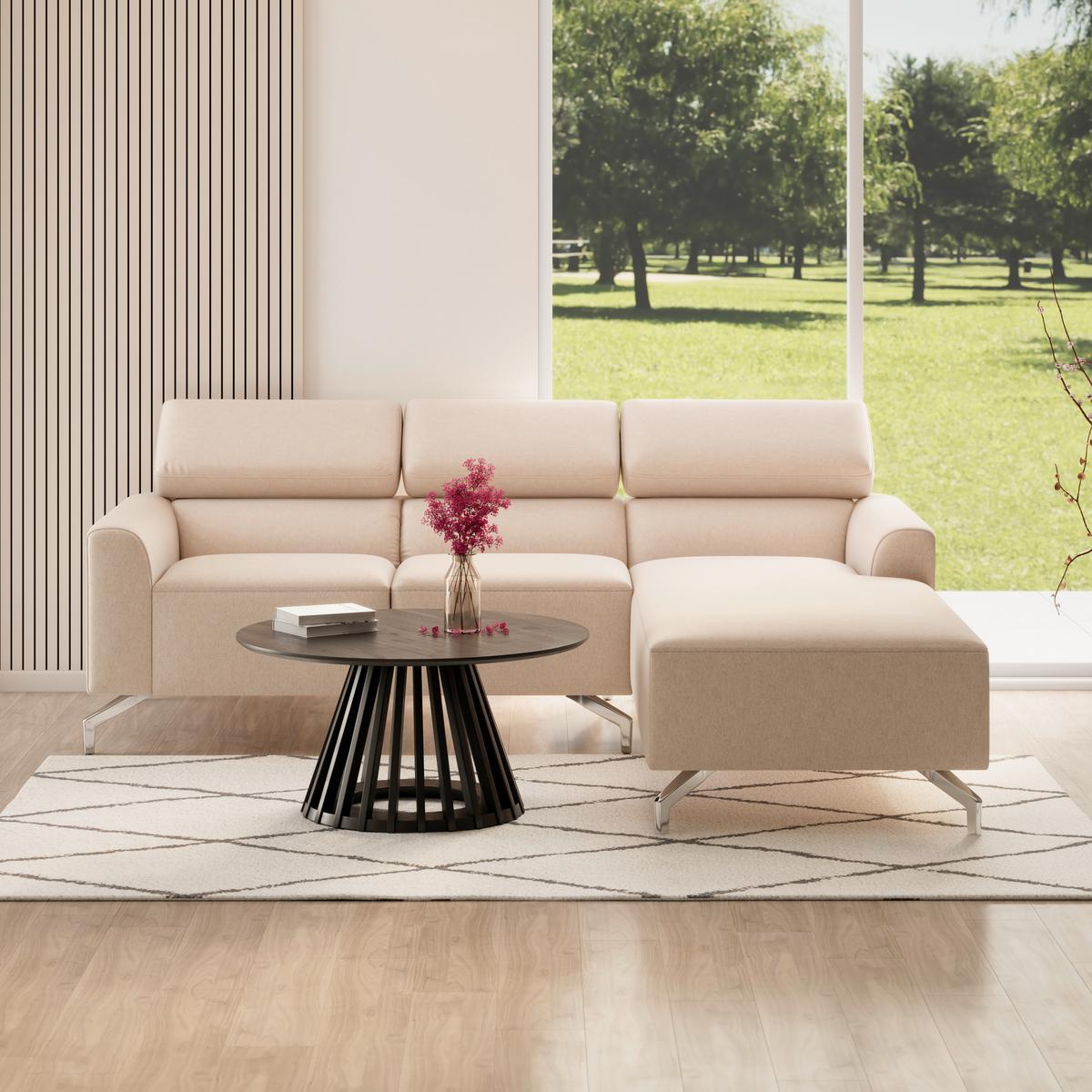 Konferenčný stolík ENNIO čierna - čierna, Modern, drevo/kompozitné drevo (80/40/80cm) - Bessagi Home