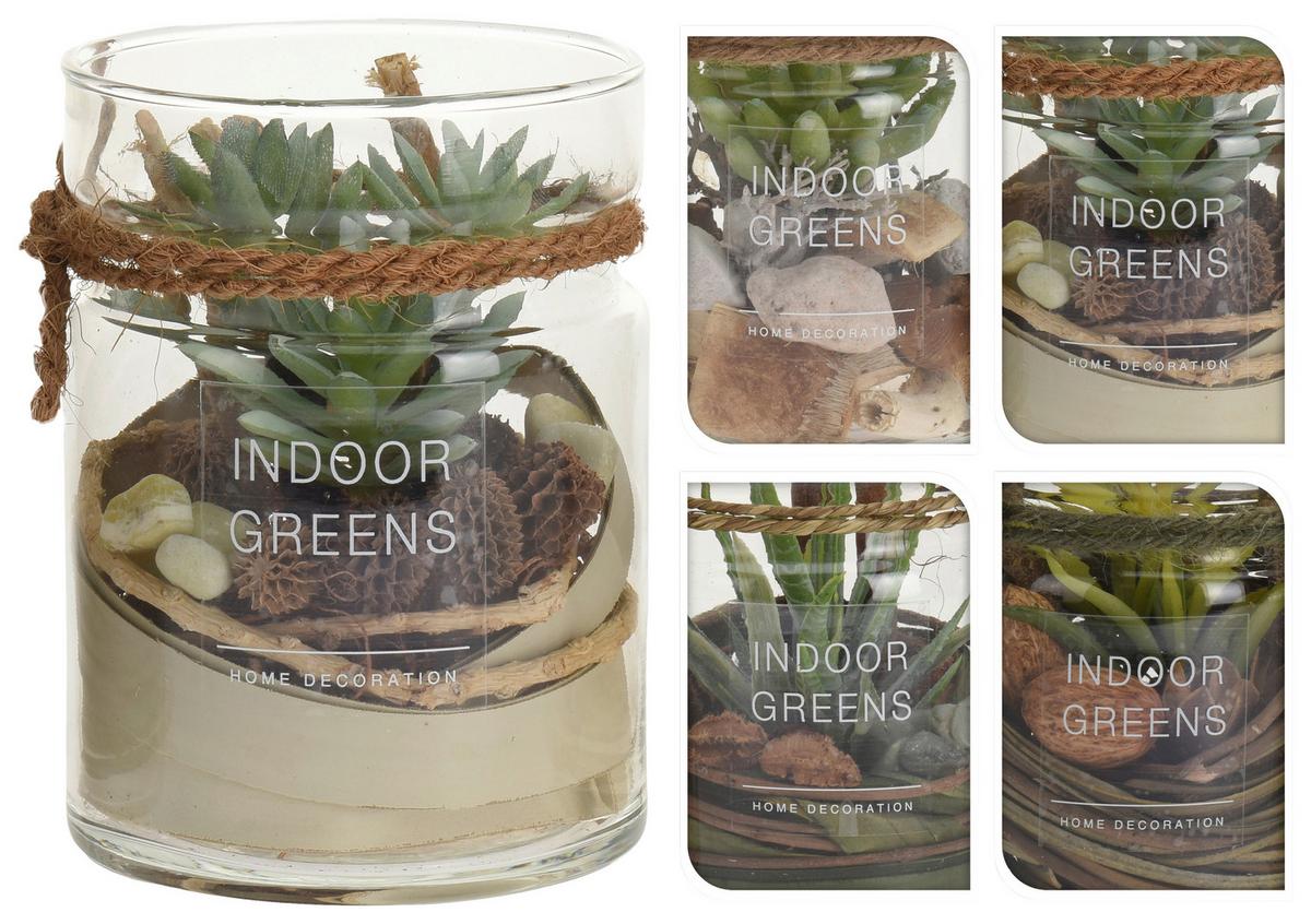 Pozsgás Filip - bézs/barna, Lifestyle, műanyag/Üveg (10/13,5cm)