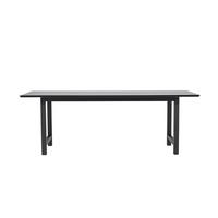 Esstisch Count Schwarz L: 220 Cm - Schwarz, MODERN, Holz/Metall (220/100/75cm) - Livetastic