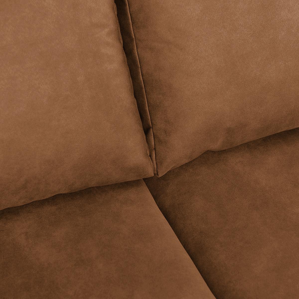 Ecksofa Grenwood Cognac S: 200x144 Cm - Cognac/Braun, Design, Textil (200/144cm) - MID.YOU