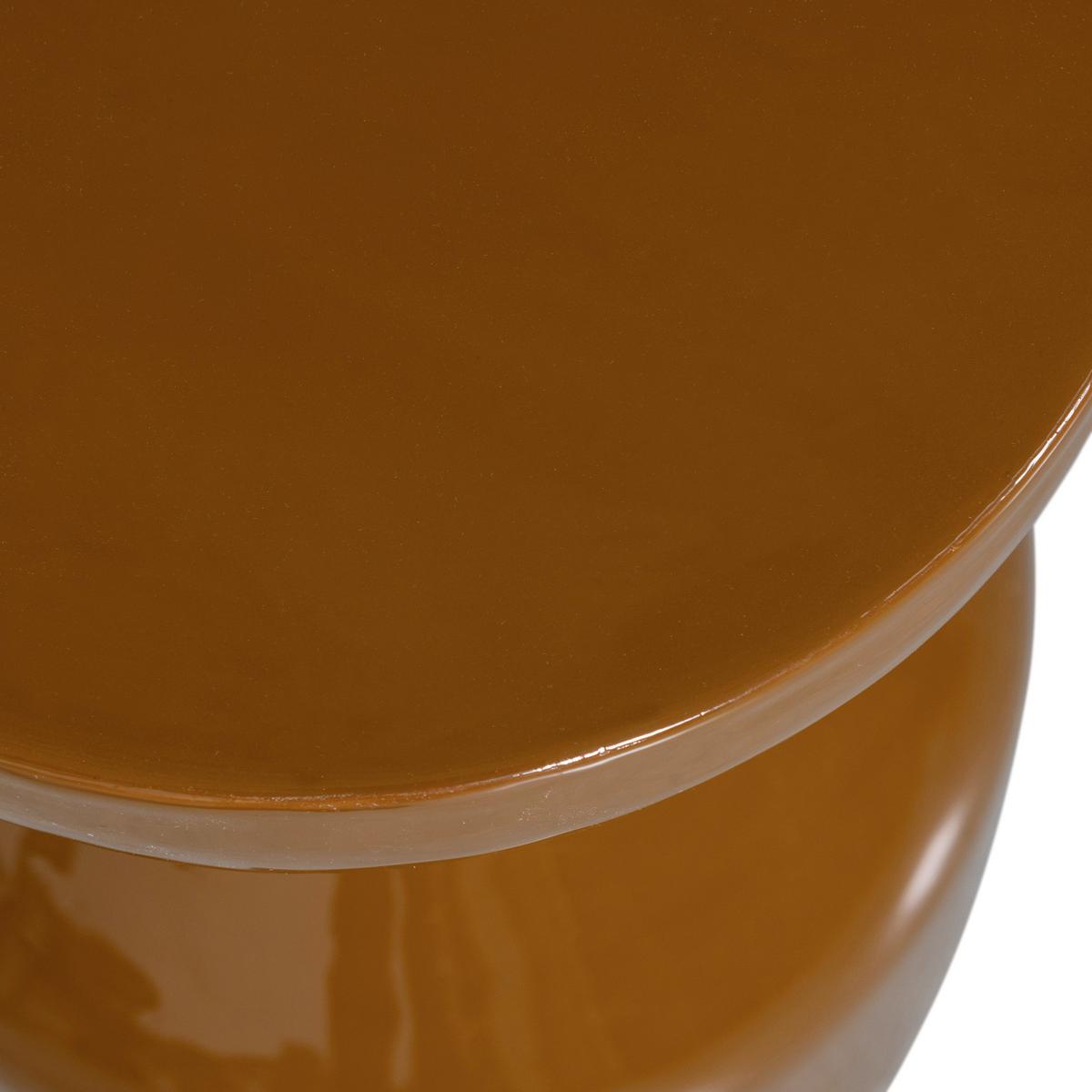 Beistelltisch Floyd Dunkelorange B: 30 Cm - Dunkelorange, Design, Metall (30/47/30cm) - Livetastic